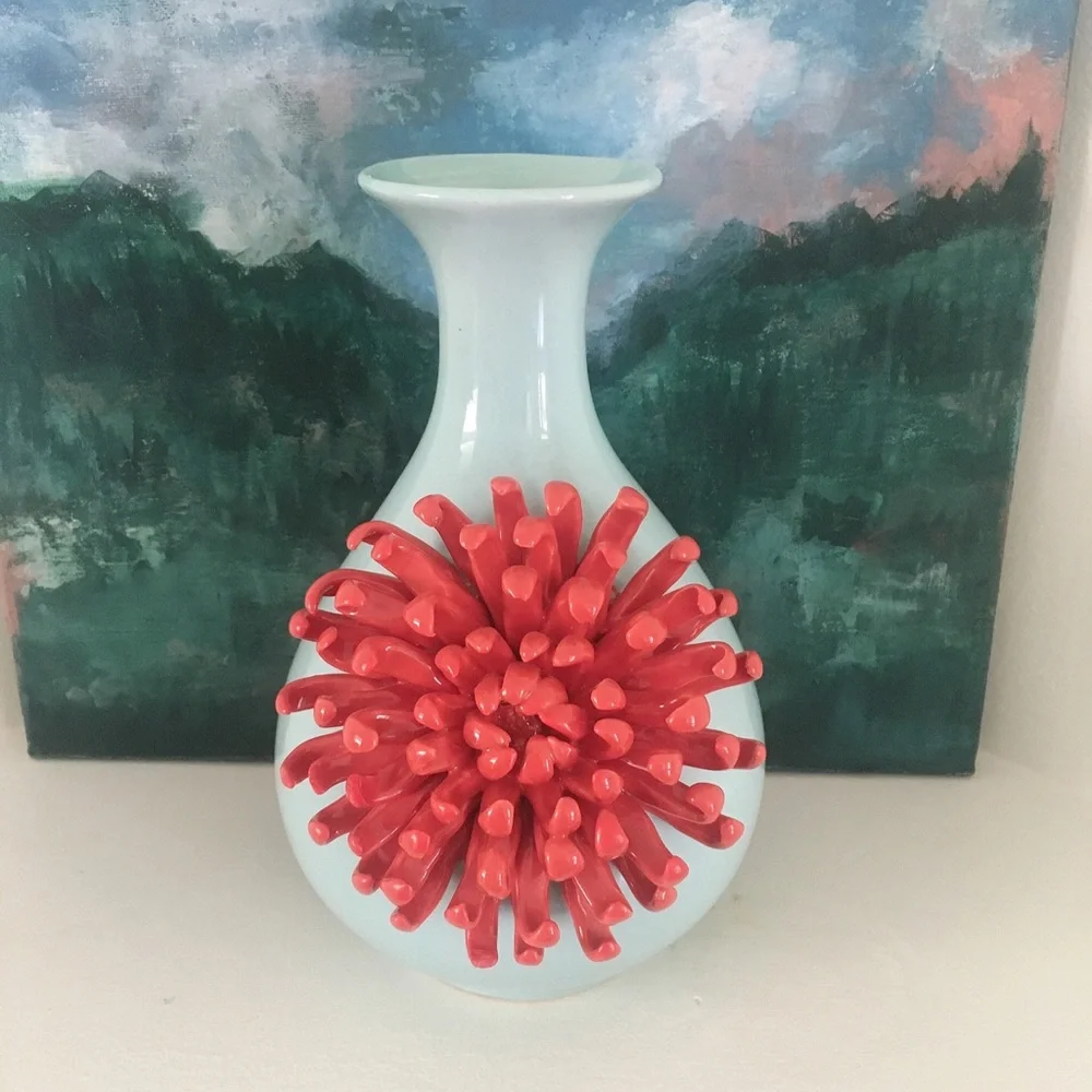 Anthropologie Chrysanthemum Vase
